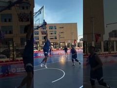 Ανθεκτικές στις καιρικές συνθήκες πλακάκια δαπέδου γήπεδου μπάσκετ Πολλαπλές αθλητικές πλακάκια CE RoSH