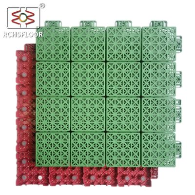 34*34cm πλακάκια δαπέδου από PVC ανθεκτικά σε γλιστρίσεις πλακάκια γήπεδου pickleball