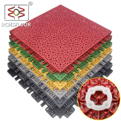 18mm PP Modular Sport Tile 595g/Pc Πυροσβεστικά πλακάκια από πολυπροπυλένιο