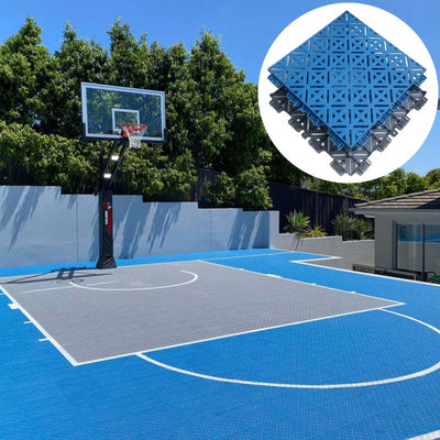Εξωτερικό βινυλικό ελαστικό Pvc Pp Αθλητικά pickleball μισό μπάσκετ γήπεδο πάτωμα πλακάκια αλληλοσυνδέονται