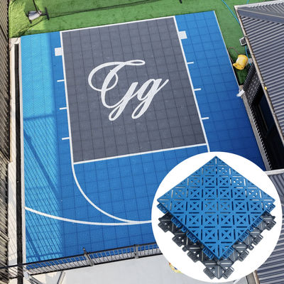 PP Interlocking 3x3 Basketball Streetball Court Γεωργικά πλακάκια εύκολη εγκατάσταση